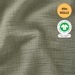 GOTS DG GAUFREE UNIE KAKI 130 ROLL 40M